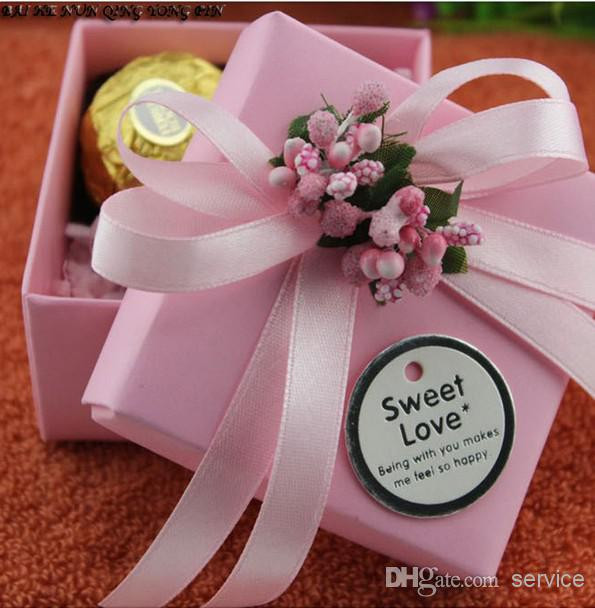 Flowers favor boxes