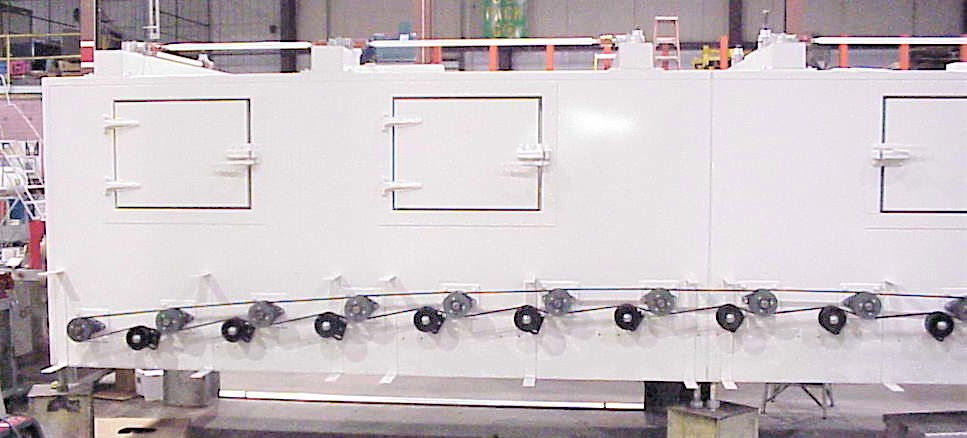ASI arched-roll-support dryer for converting line.