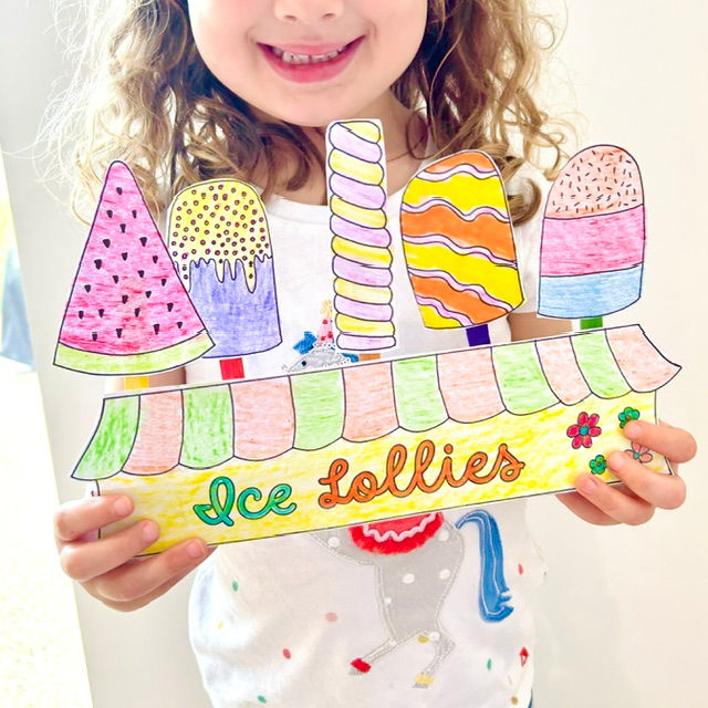 Ice Lolly Stand Craft Activity
