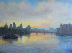 Thames At Sundown