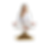 Meditating lady over gold transparent.png