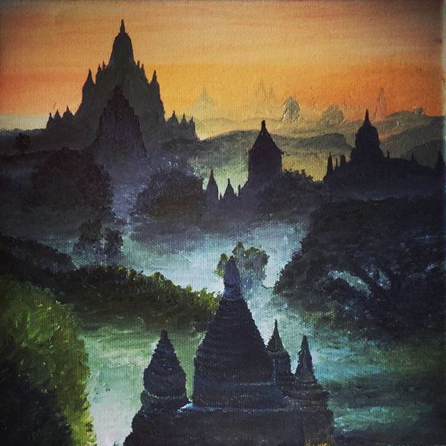 Myanmar deep colour