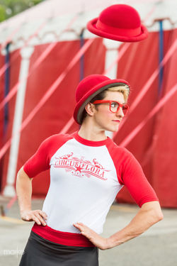 Backstage fun at Circus Flora