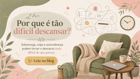 Por que não consigo descansar, mesmo estando cansado?