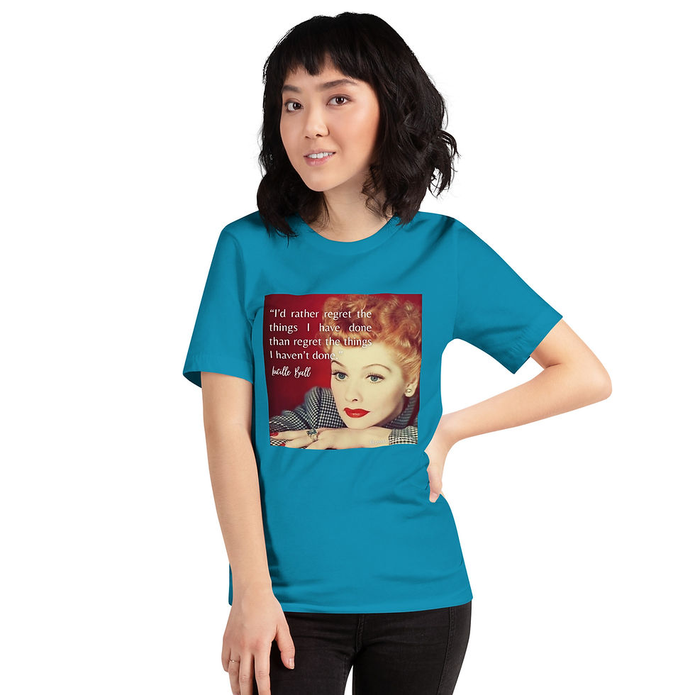 Thumbnail: Lucy No regrets Unisex t-shirt
