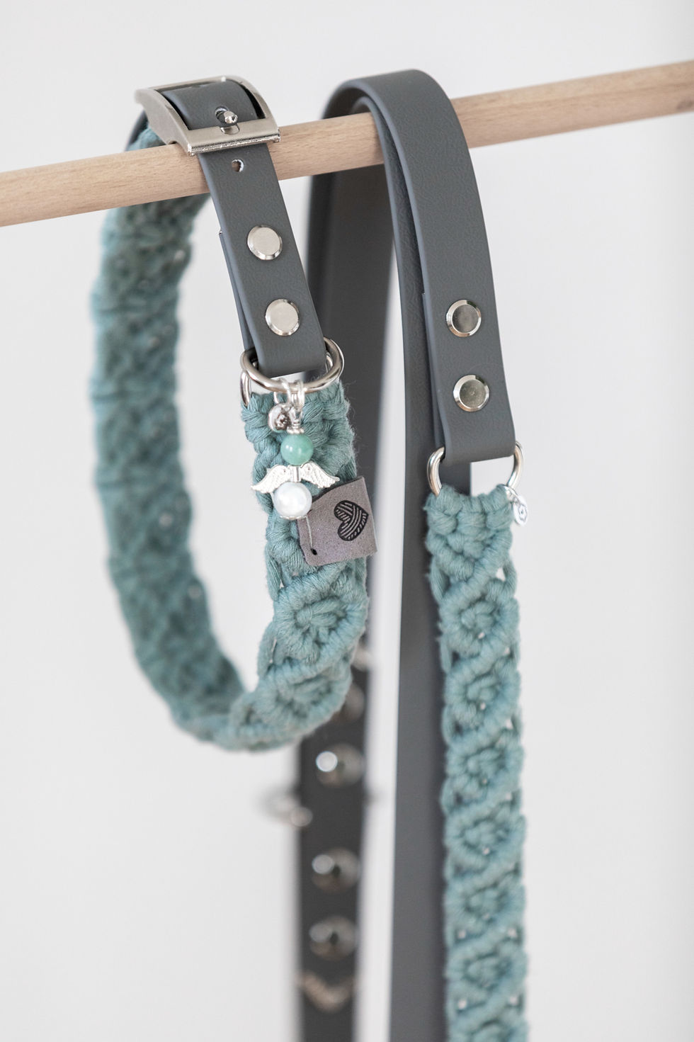Miniaturbild: SET Halsband & Leine 'Theodor'