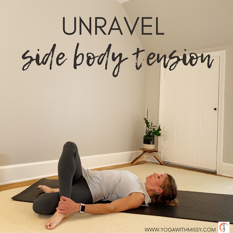Supine figure 4 twist