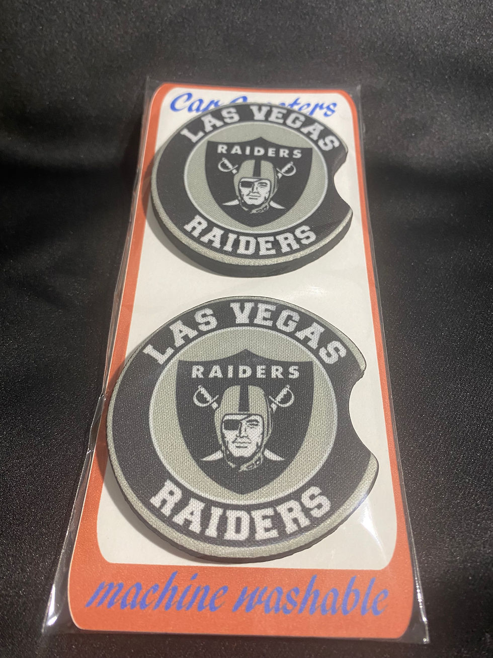 Thumbnail: FOOTBALL CAR COASTERS