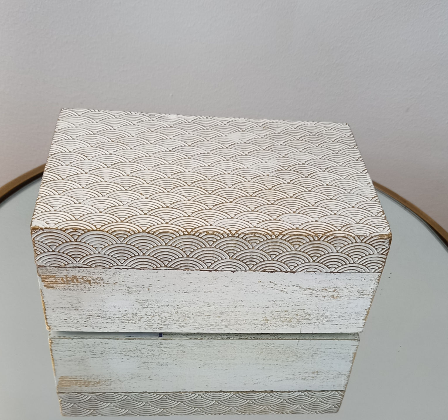 Joyero de mango decapado pequeño