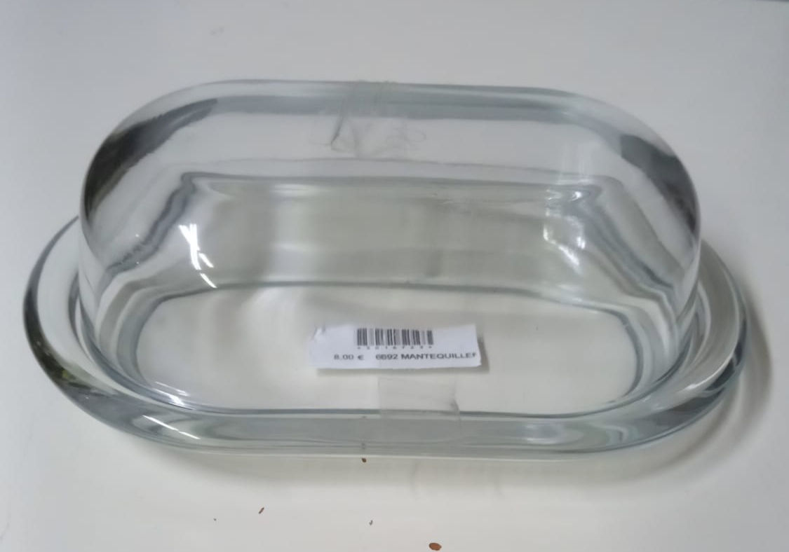 Mantequillera cristal