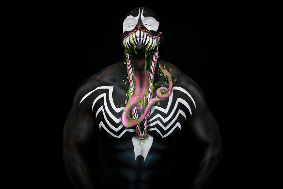Venom Cosplay/ Bodypaint Halloween