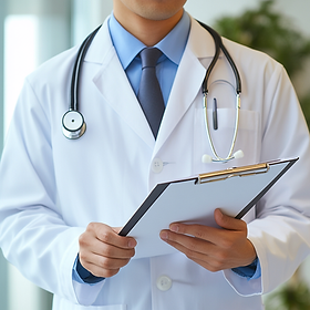ryo0157_Japanese_male_doctor_holding_medical_records_from_the_5790729b-ed0d-462e-bb1c-9054