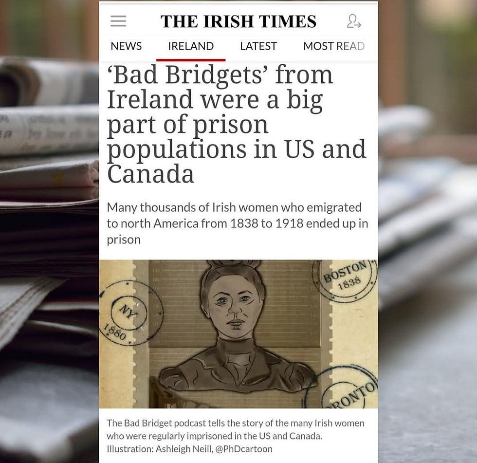 Editorial illustration for Bad Bridget (originally published as PhDCartoon), The Irish Times