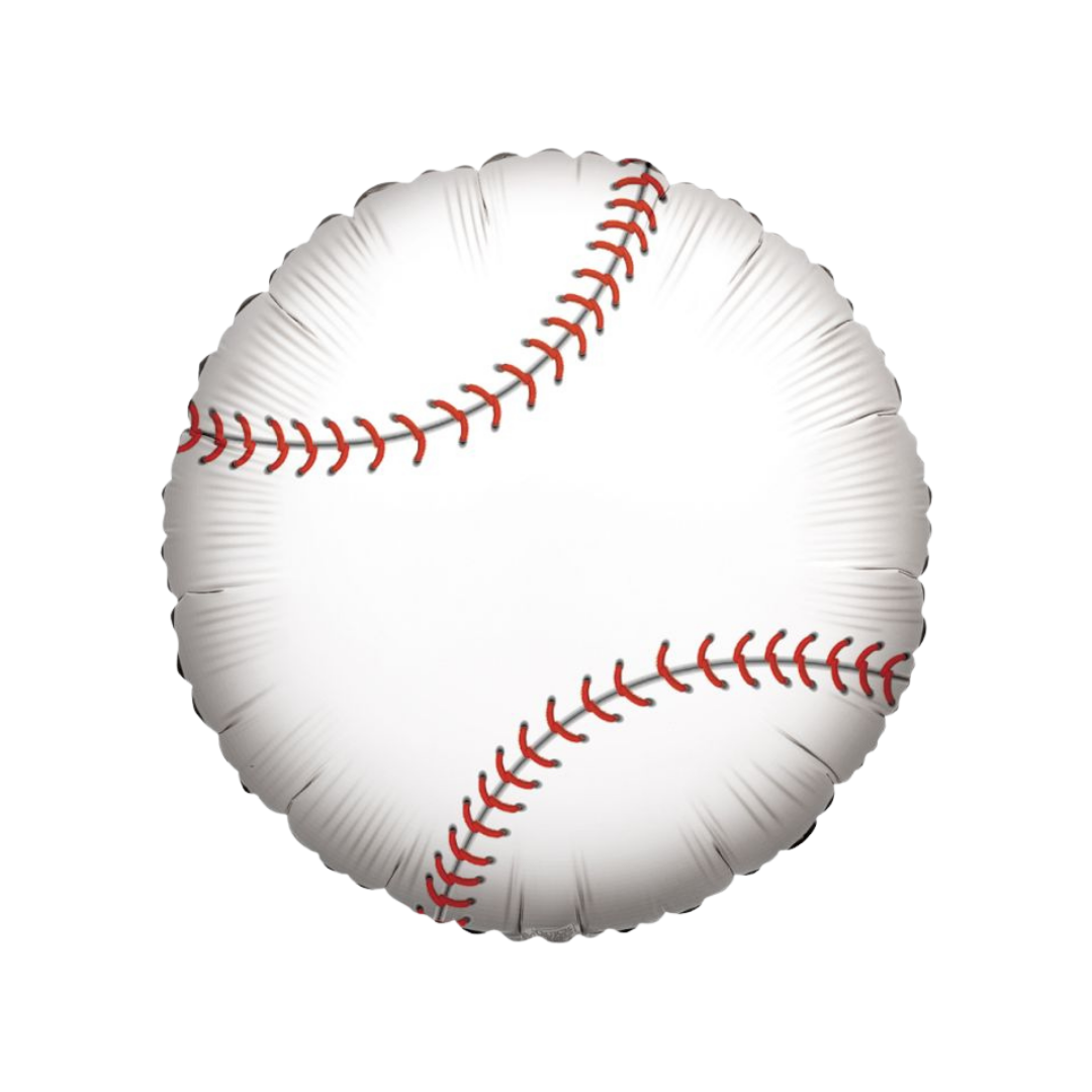 18" Baseball Foil Balloon