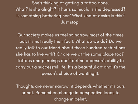 ‘Expression, gender, fashion, desire and appearance doesn’t make a person inhuman.’