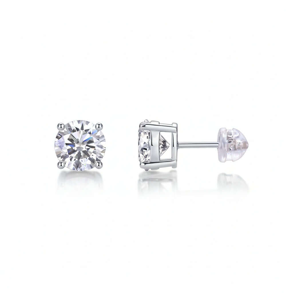 Classic Moissanite Stud Earrings