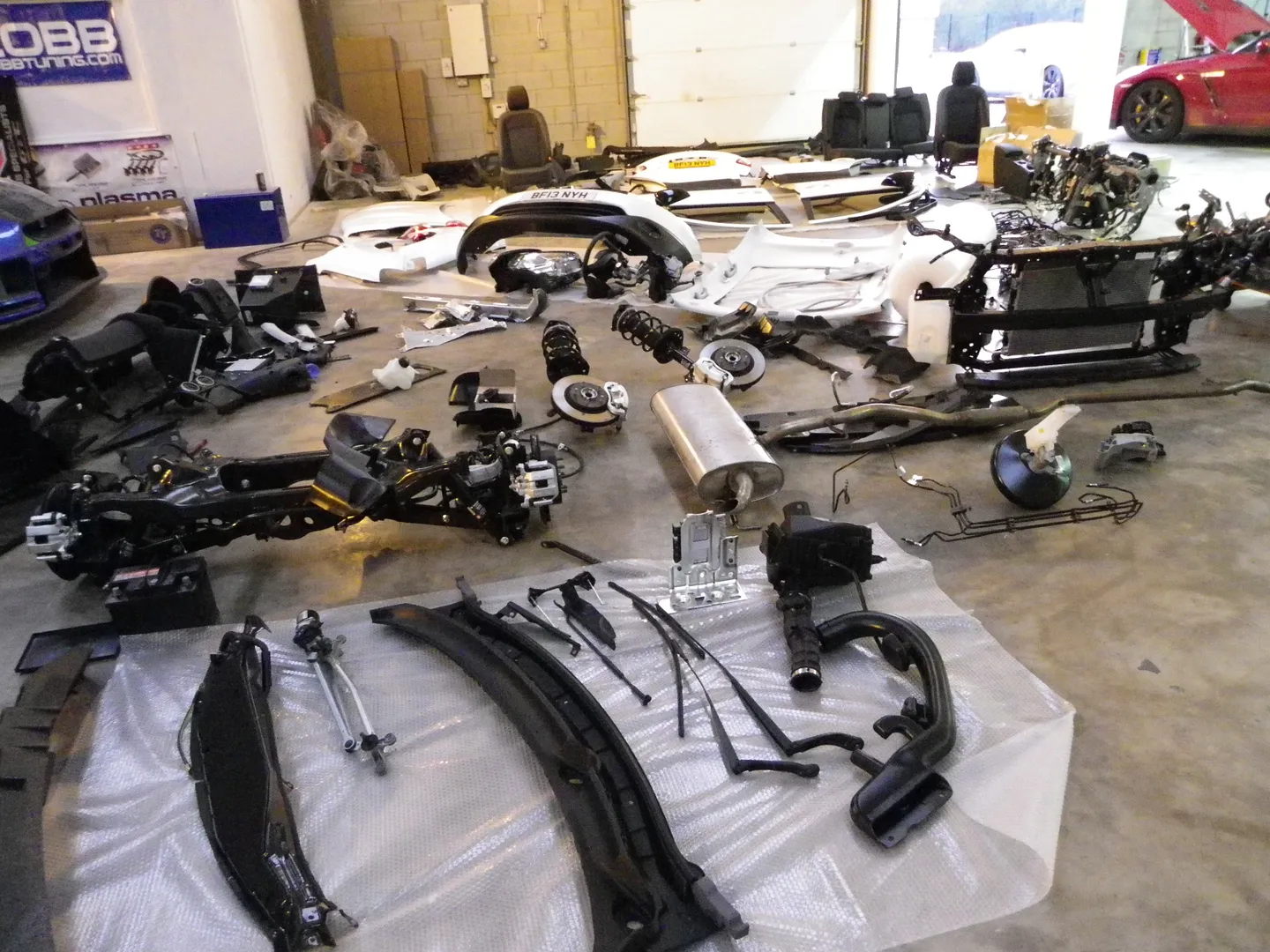 R35 GTR Parts everywhere