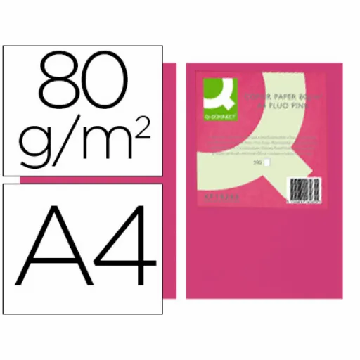 Miniatura: PAPEL DIN A4 COLORES NEON Q-CONNECT 80GR.