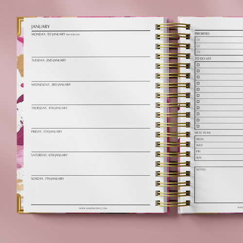 2026 Weekly Dashboard Planner 1 Week On 1 Page With Dashboard Handworxs