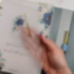 Personalised Marina Floral vellum dashboard A5 planner