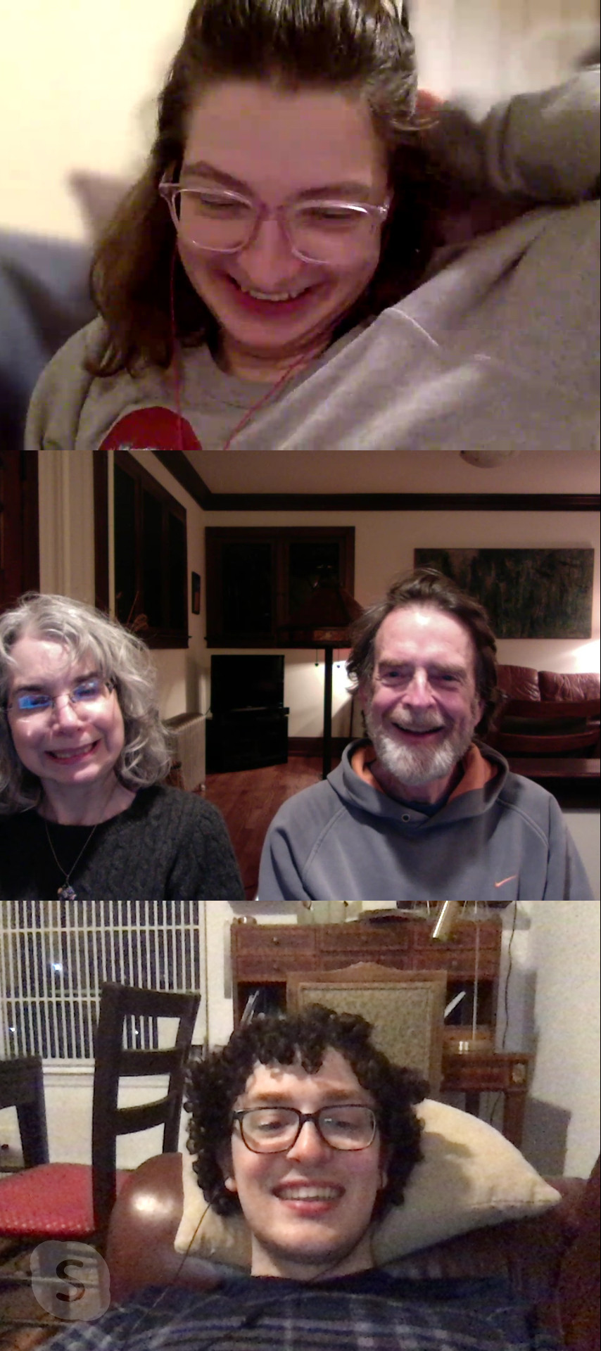 A family skype