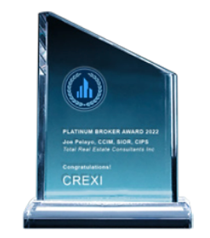Platinum Broker Award 2022 to Joe Pelayo