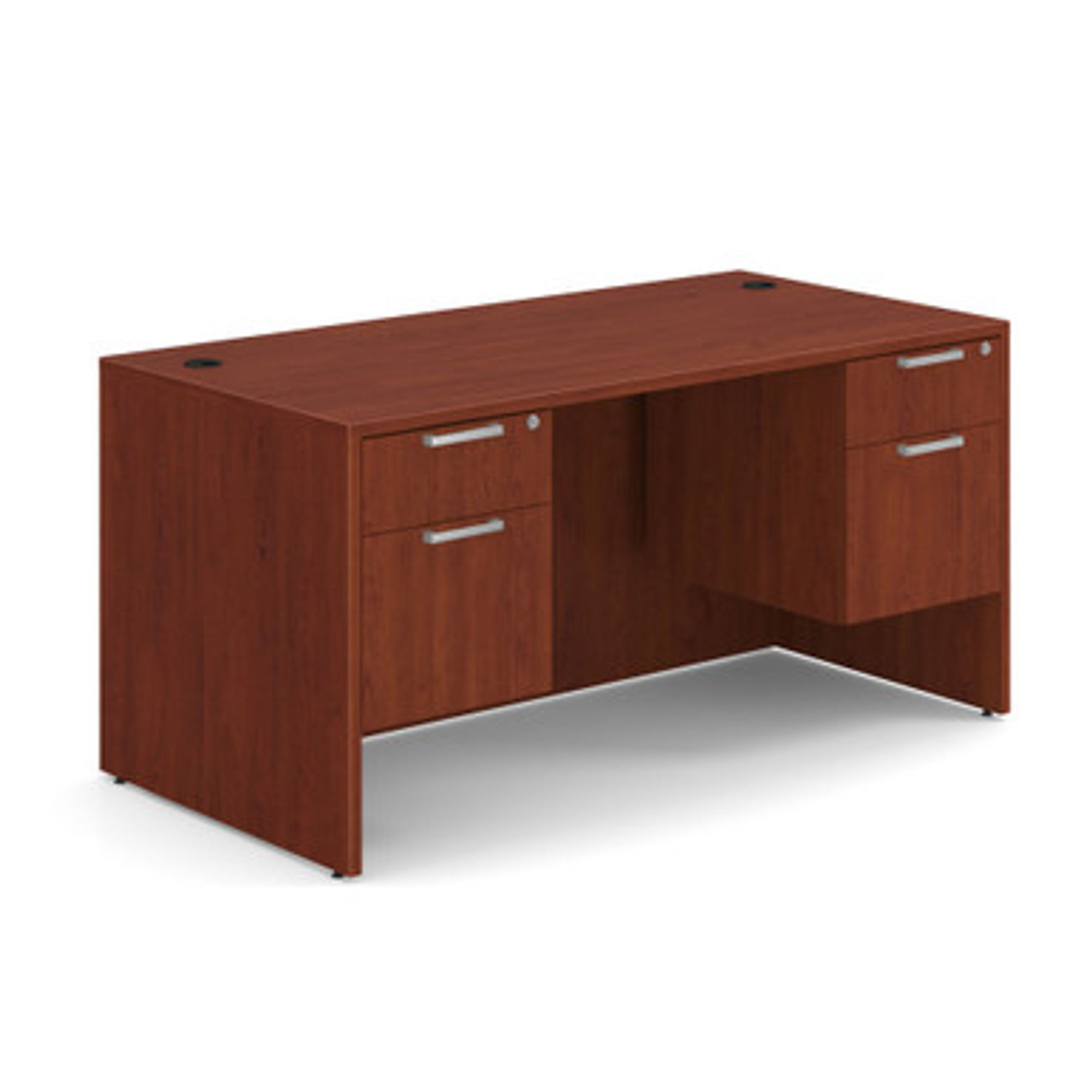 Office Desk w/ 2 Hanging Box-File Pedestals | 60"W x 30"D