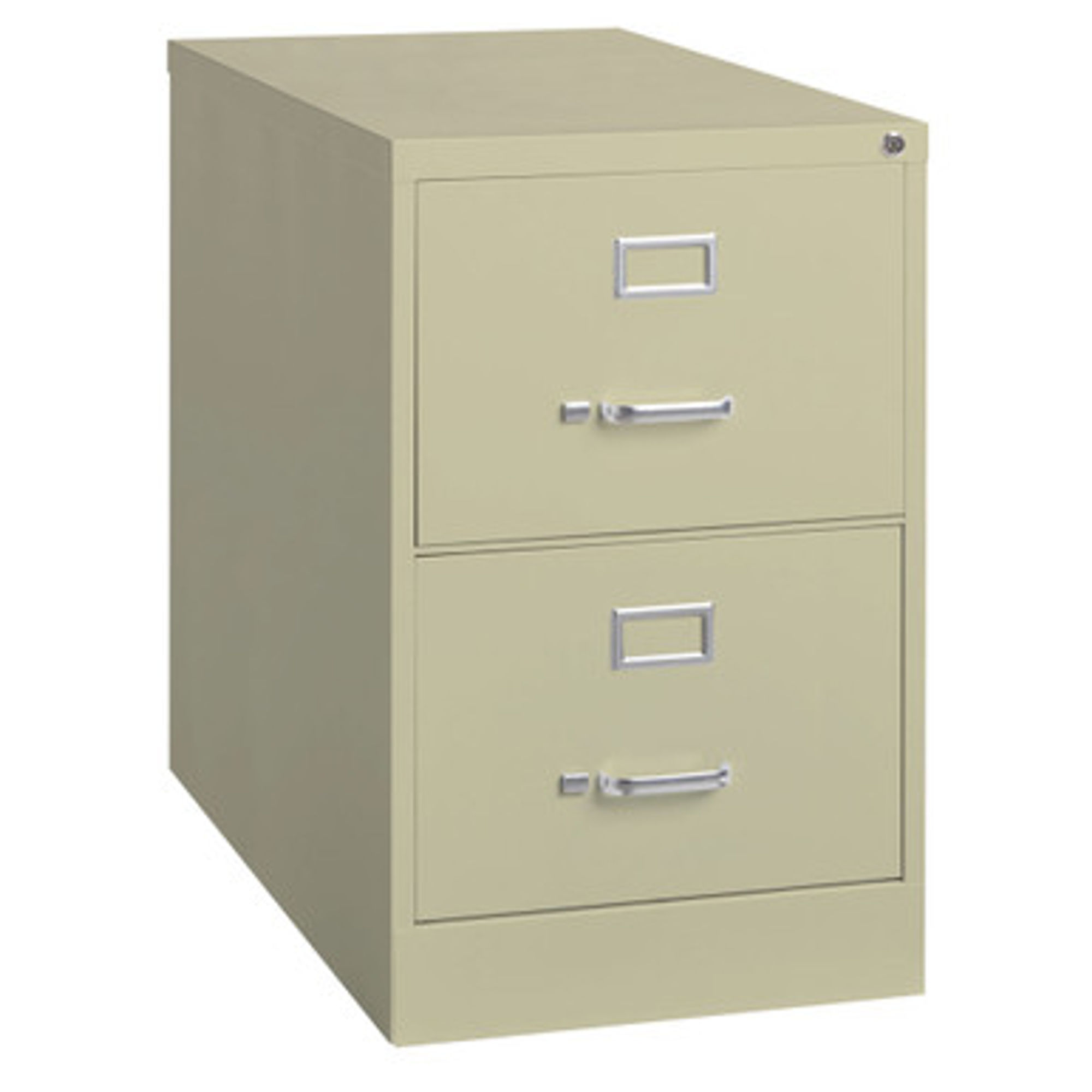 2 Drawer Vertical File Cabinet, 26.5" Deep, Letter