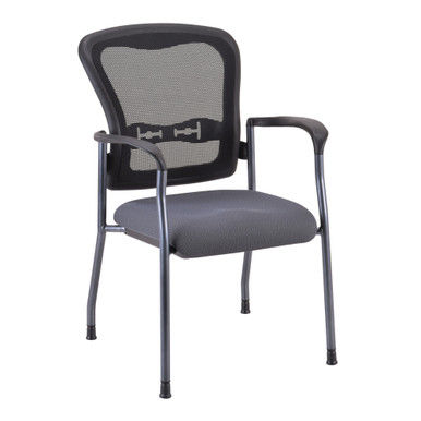 Thumbnail: CoolMesh Mesh Back Guest Chair w/ Arms and Titanium Gray Frame