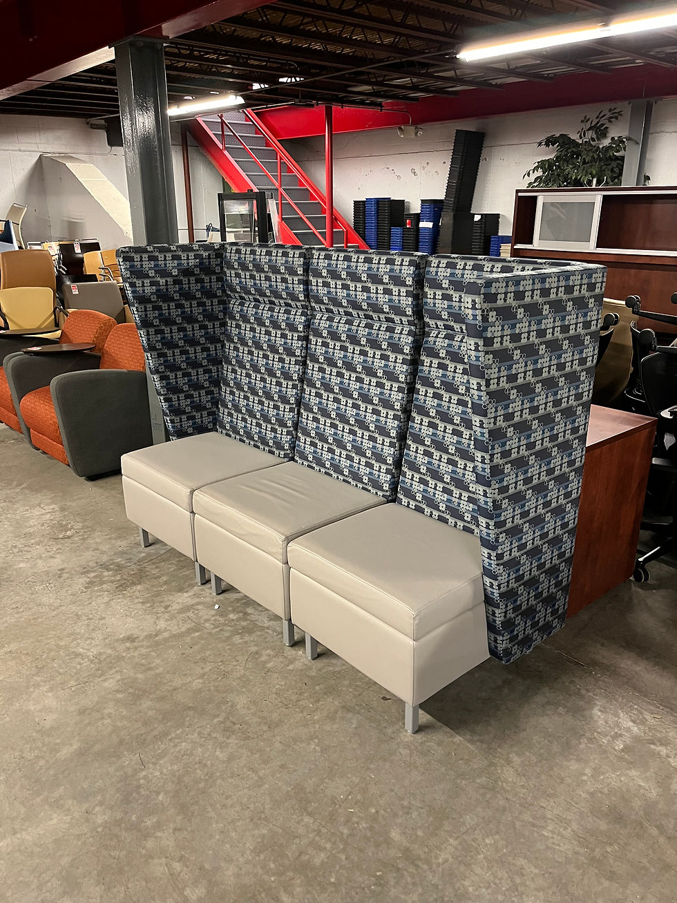 Thumbnail: #669, Pre-Owned Kimball Office Villa Chairs | 3-Set