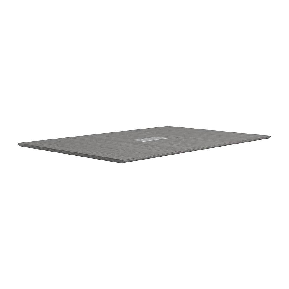 Thumbnail: 72" Half Rectangular Knife-Edge Conference Table Top