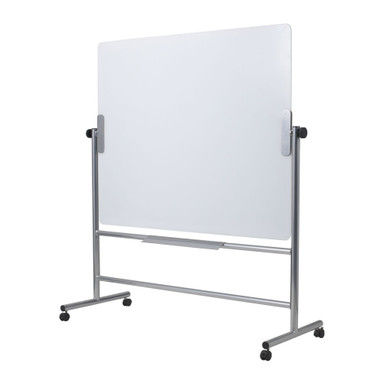 Vizual MasterVision Magnetic Glass Revolving Glass Dry-Erase Easel