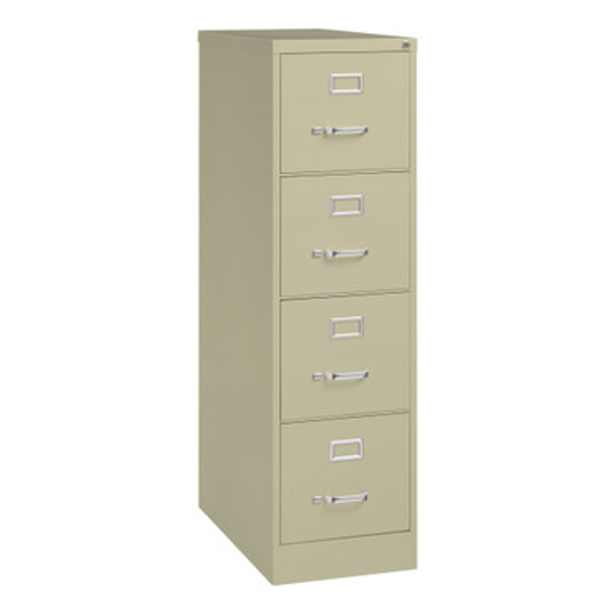4 Drawer Vertical File Cabinet, 26.5" Deep, Letter