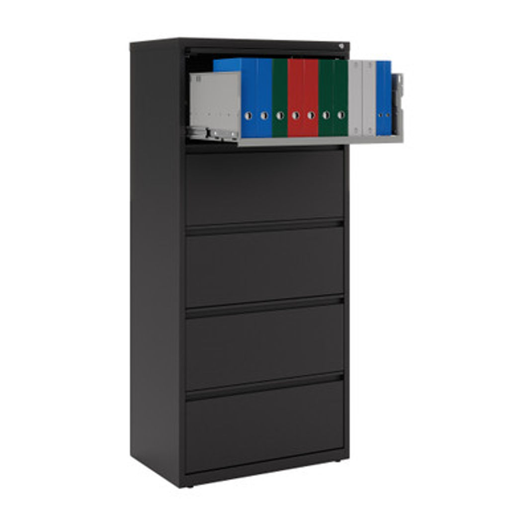 5 Drawer Lateral File Cabinet, 30" Wide