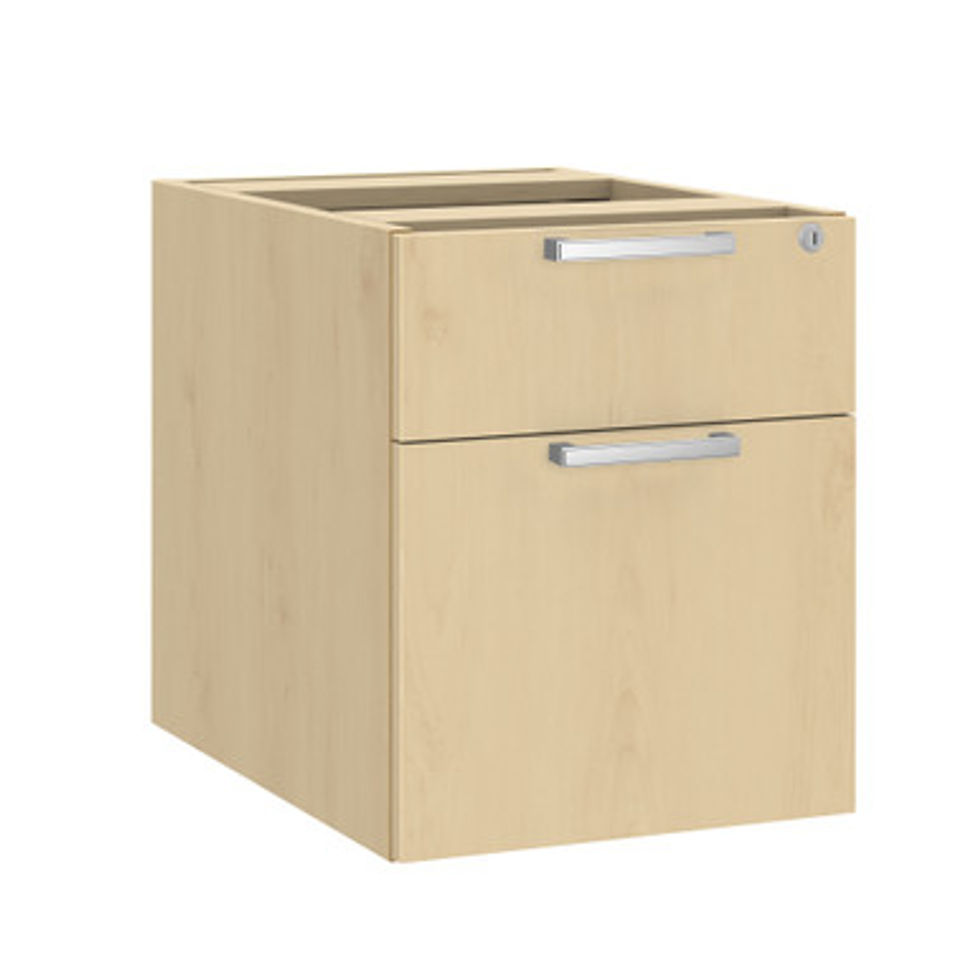 Thumbnail: 2 Drawer Hanging Pedestal - Box/File | 15.5"W x 19"D