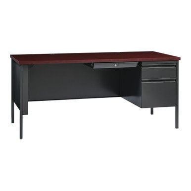 Thumbnail: Raleigh 66"W Single Right Pedestal Desk