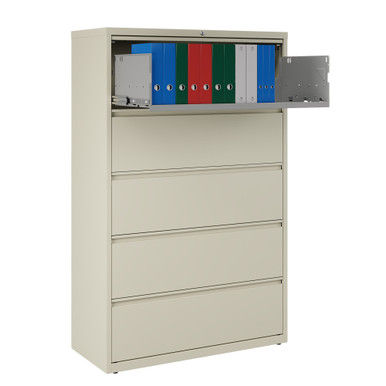 5 Drawer Lateral File Cabinet, 42" Wide