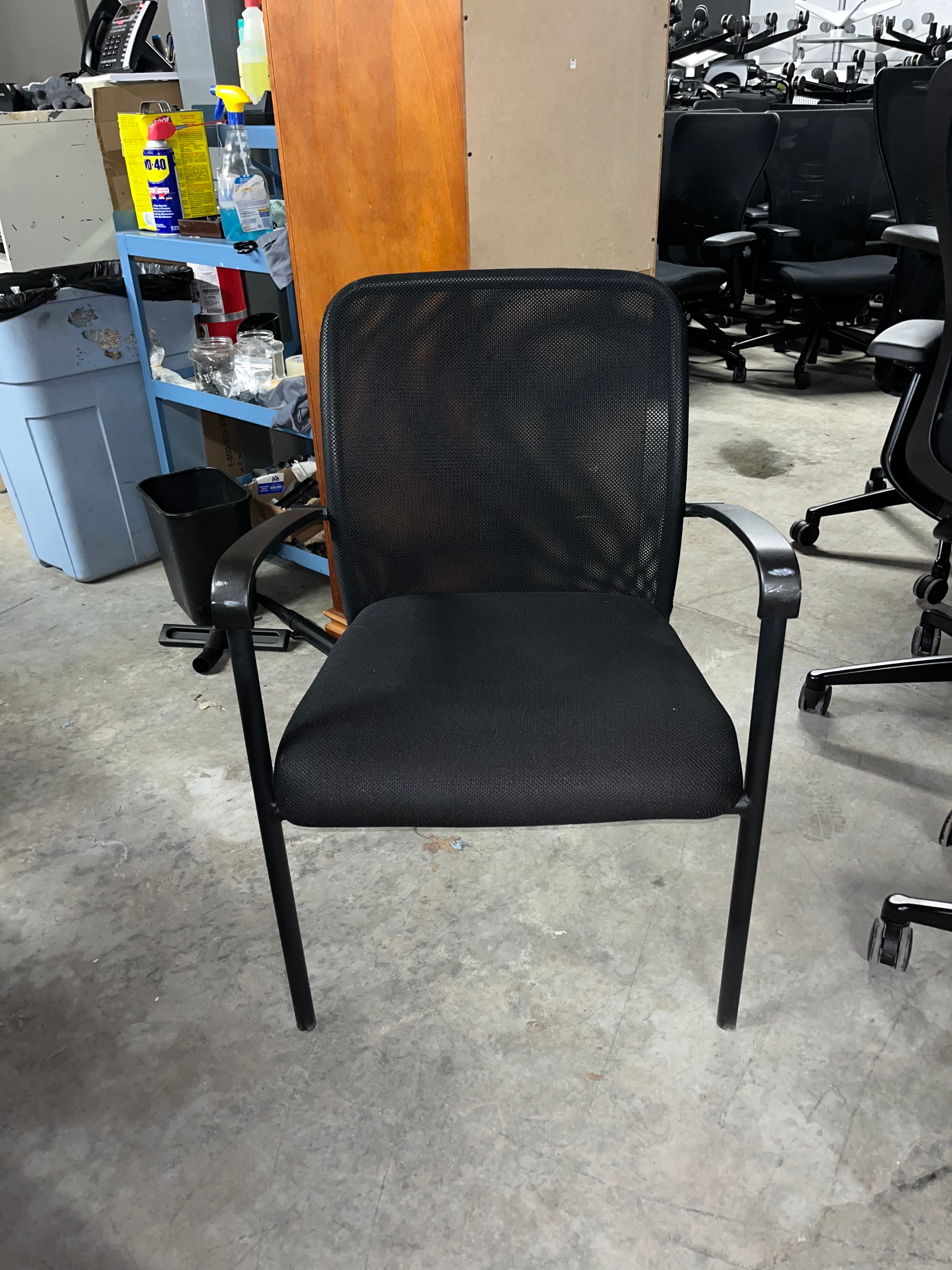 #696, Pre-Owned OfficestoGo Mesh Back Guest Chair