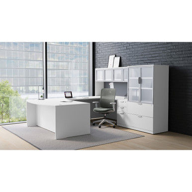 Thumbnail: U-Shaped Desk | 106"W x 112"D