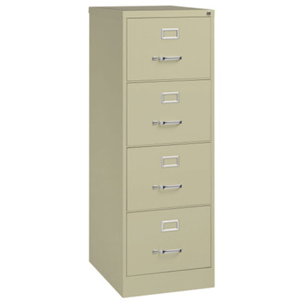 4 Drawer Vertical File Cabinet, 26.5" Deep, Legal