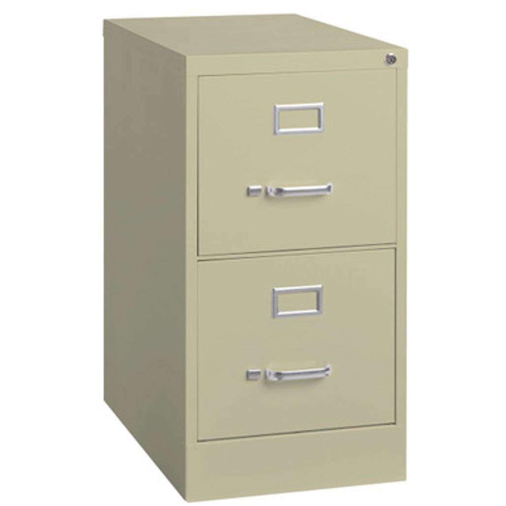 2 Drawer Vertical File Cabinet, 26.5" Deep, Legal