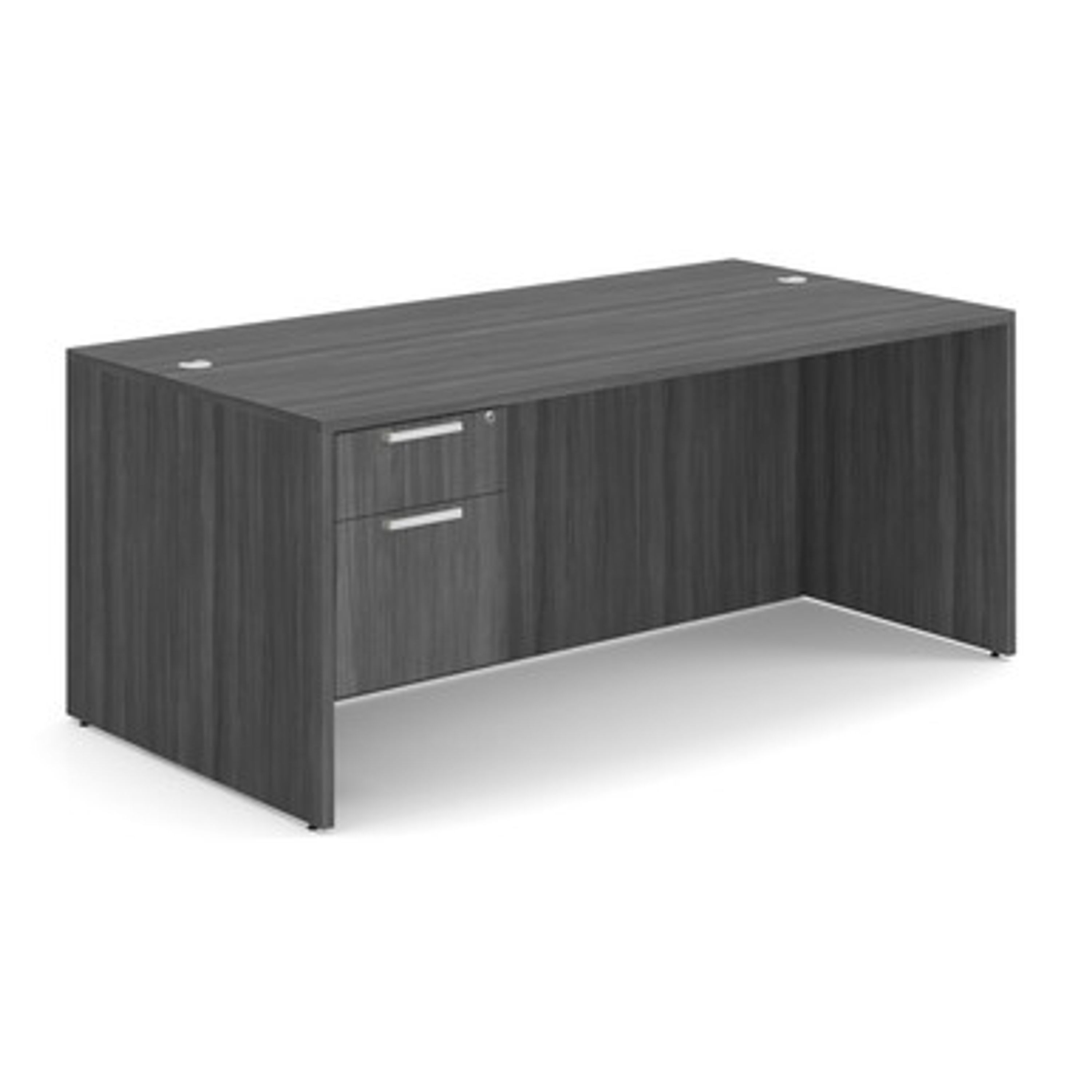 Office Desk w/ Hanging Box-File Pedestal | 71"W x 36"D