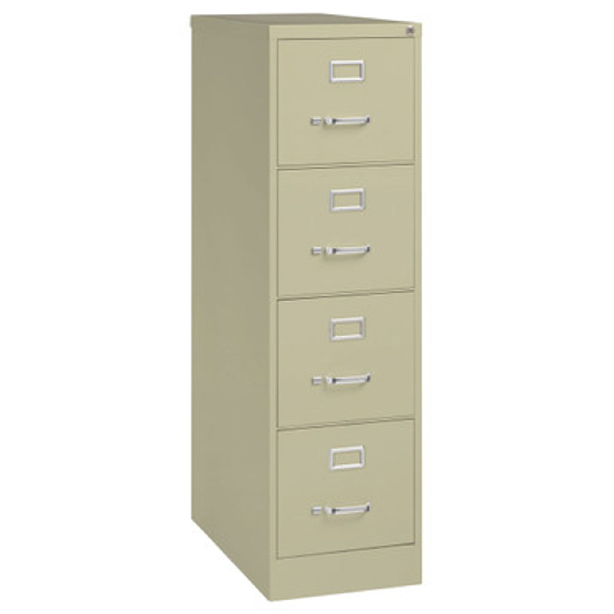 4 Drawer Vertical File Cabinet, 25" Deep, Letter