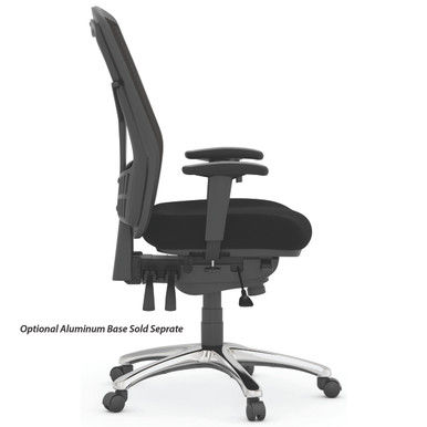 Thumbnail: Multi-Function High Back w/ Seat Slider and Black Frame