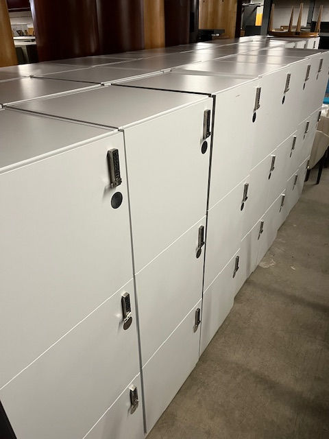 Thumbnail: #746, Pre-Owned Teknion Single Locker Three-High