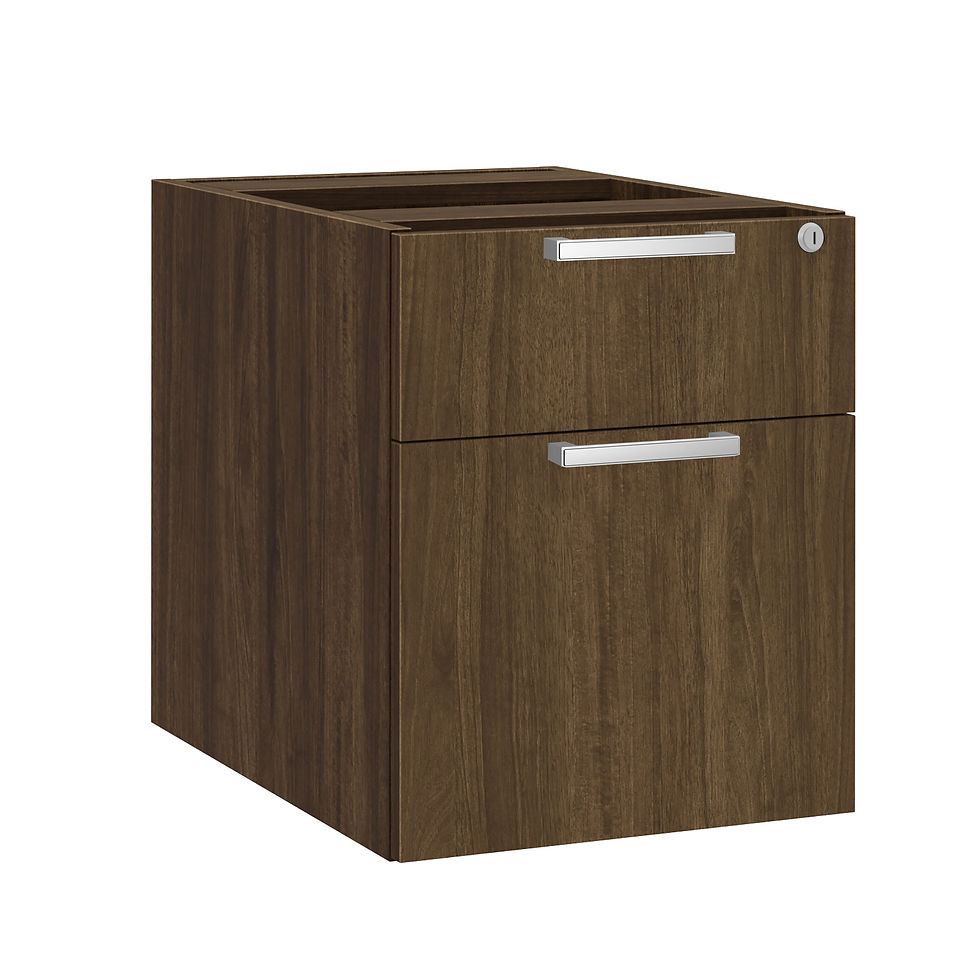 Thumbnail: 2 Drawer Hanging Pedestal - Box/File | 15.5"W x 19"D