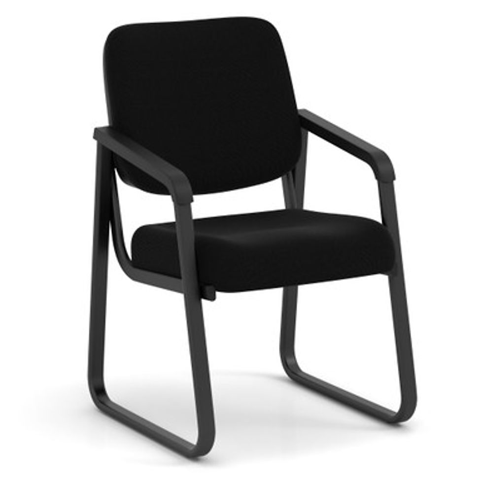 Thumbnail: Sled Base Guest Chair w/ Black Frame