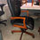 Thumbnail: #505, Pre-Owned OFS Leather Mid-Back Conference Chairs