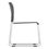 Thumbnail: Armless Stackable Side Chair w/ Chrome Base