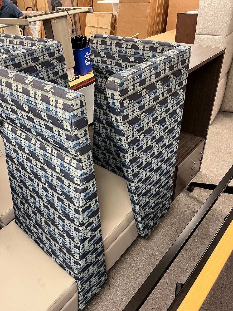 Thumbnail: #669, Pre-Owned Kimball Office Villa Chairs | 3-Set